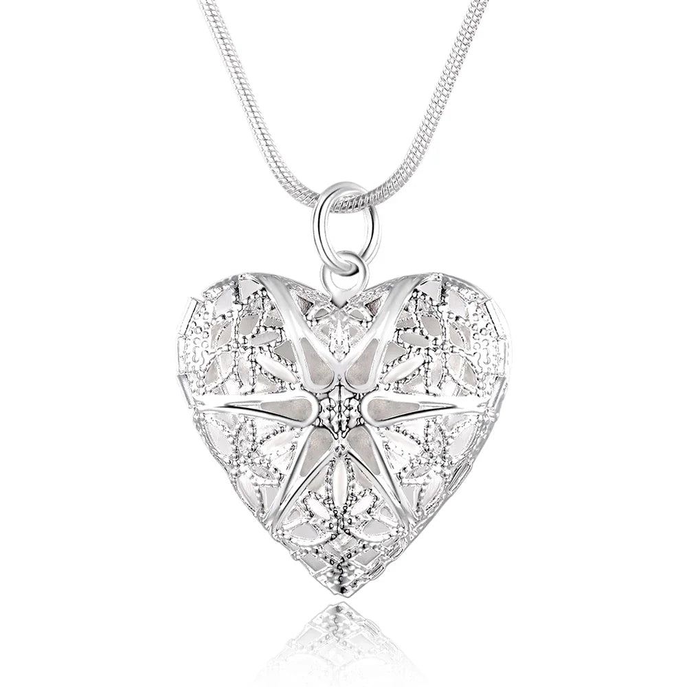 Collier pendentif cœur en argent 925 – Classique et élégant