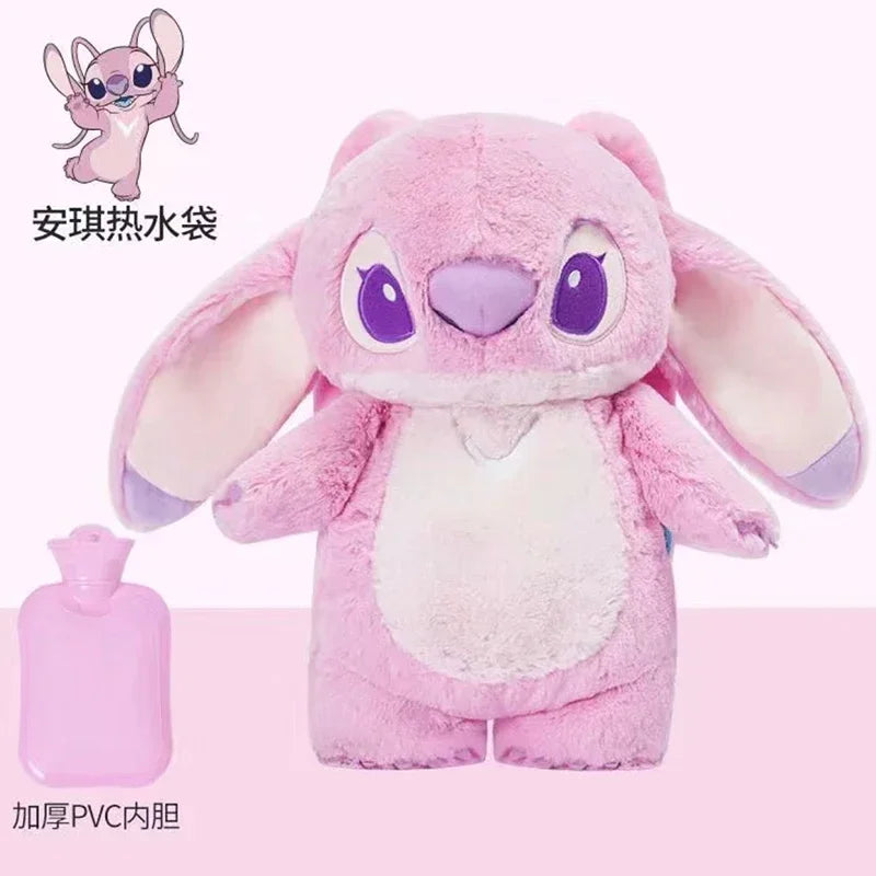 Bouillotte Peluche Stitch Disney 30cm - Chauffe-Mains Doux Hiver Cadeau