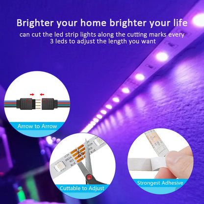 Bande LED RGB AIopp – USB, Multicolore