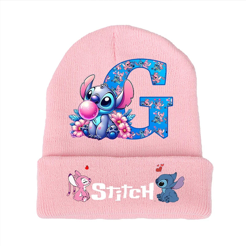 Bonnet Stitch Disney Enfant - Chapeau Tricoté Laine Hiver Kawaii