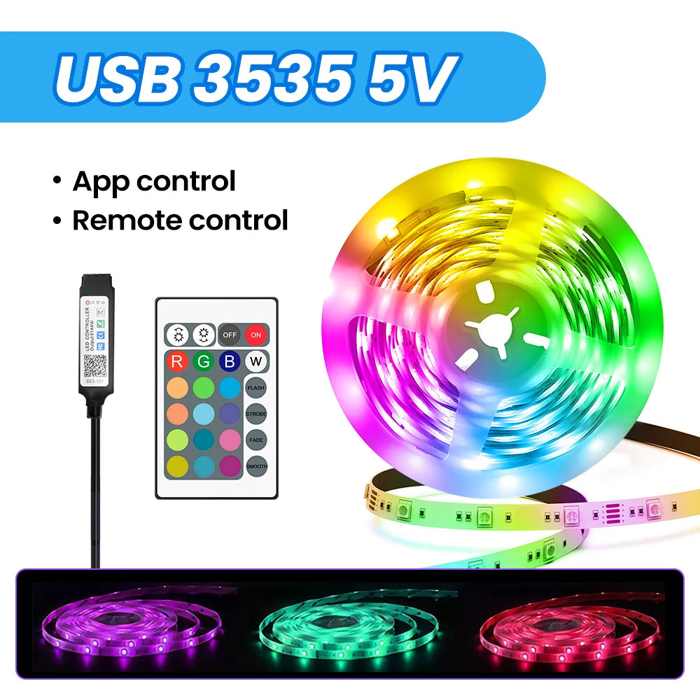 Bande LED RGB AIopp – USB, Multicolore