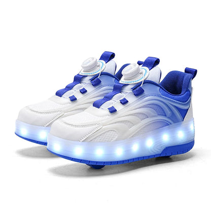 Chaussures LED pour Enfants – Respirantes, Unisexes et Confortables pour 7-14 Ans