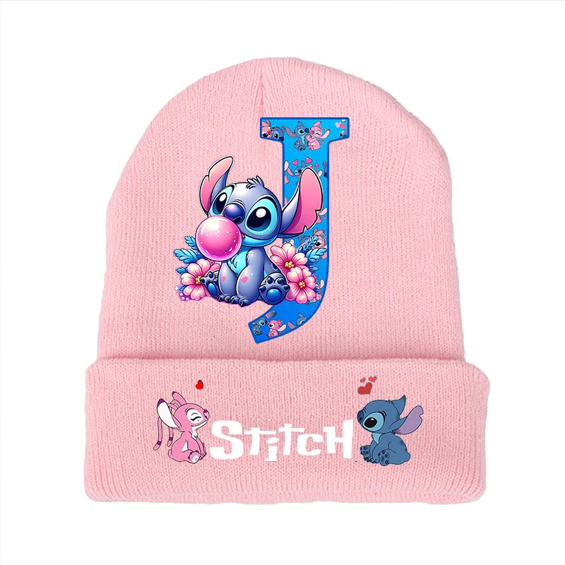 Bonnet Stitch Disney Enfant - Chapeau Tricoté Laine Hiver Kawaii