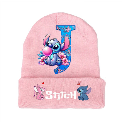Bonnet Stitch Disney Enfant - Chapeau Tricoté Laine Hiver Kawaii