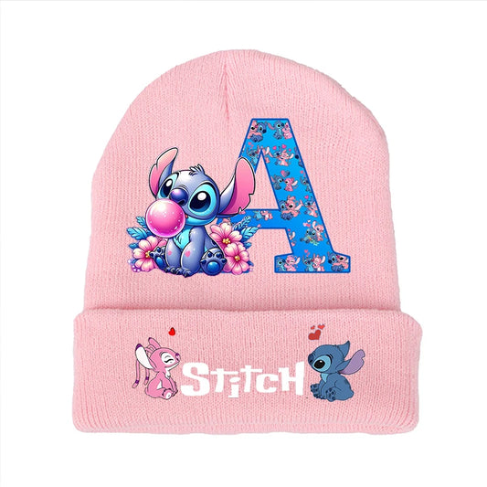 Bonnet Stitch Disney Enfant - Chapeau Tricoté Laine Hiver Kawaii