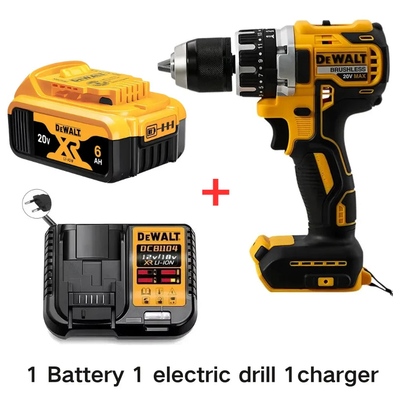 Perceuse Sans Fil DEWALT 20V Brushless – Puissance & Précision pour Bricolage et Pro