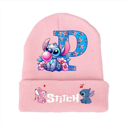 Bonnet Stitch Disney Enfant - Chapeau Tricoté Laine Hiver Kawaii