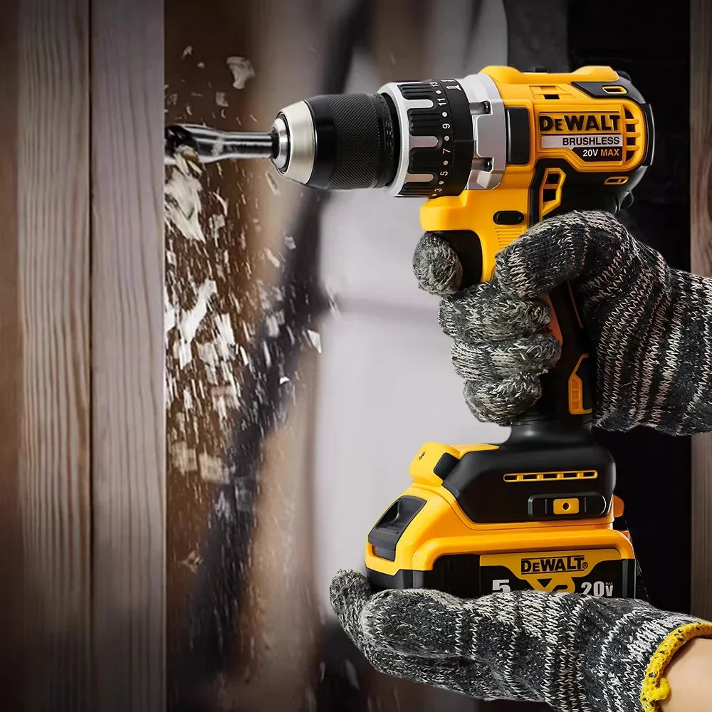Perceuse Sans Fil DEWALT 20V Brushless – Puissance & Précision pour Bricolage et Pro