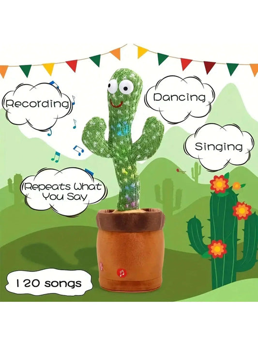 Jouet cactus en coton pour enfants – Doux, décoratif et ludique