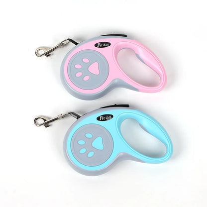 Laisse Rétractable pour Chien et Chat – Nylon Durable 3m/5m pour Promenades