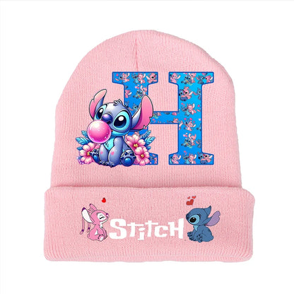 Bonnet Stitch Disney Enfant - Chapeau Tricoté Laine Hiver Kawaii
