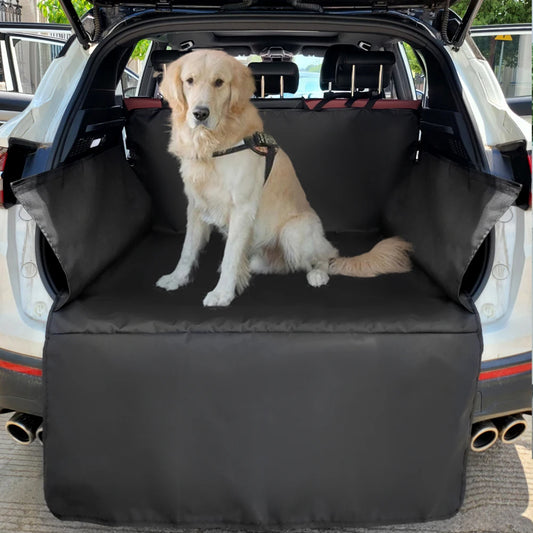 Housse de Siège de Voiture Imperméable pour Chien – Tissu Oxford 600D, Protection Coffre & Banquette, Accessoire Voyage Animaux