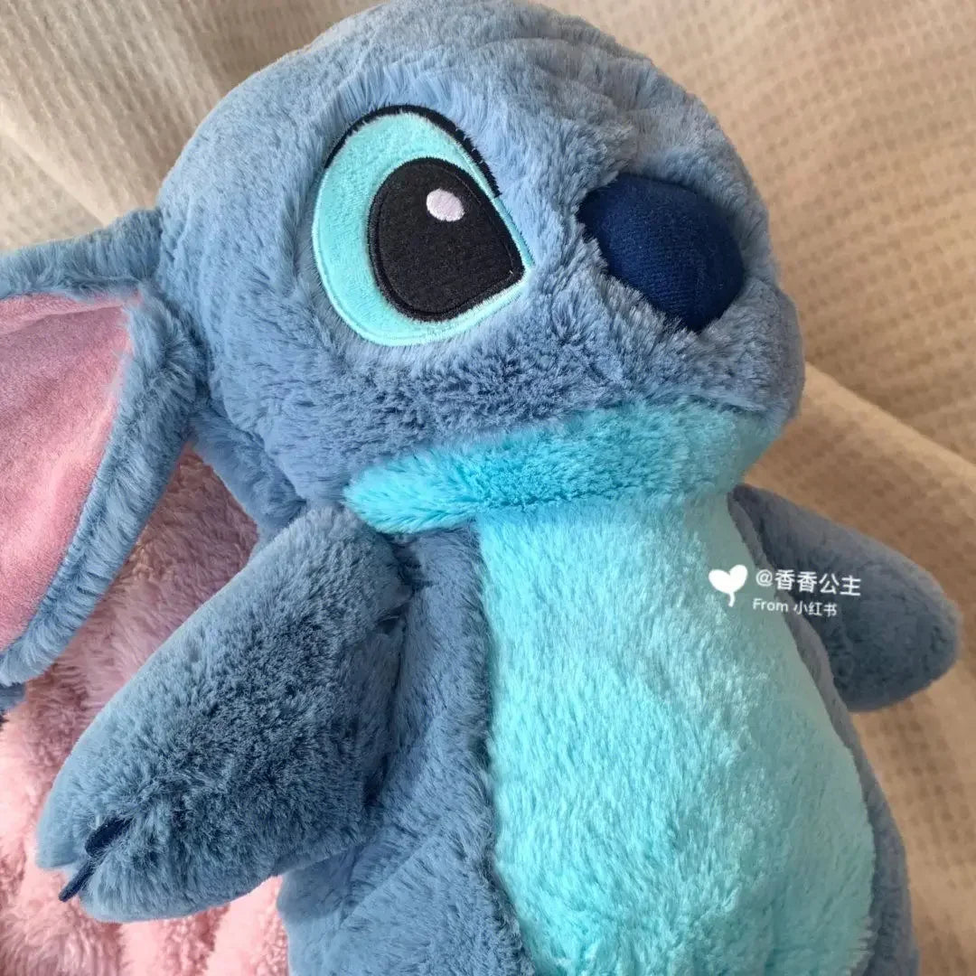 Bouillotte Peluche Stitch Disney 30cm - Chauffe-Mains Doux Hiver Cadeau