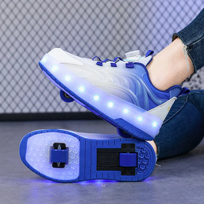 Chaussures LED pour Enfants – Respirantes, Unisexes et Confortables pour 7-14 Ans