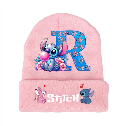 Bonnet Stitch Disney Enfant - Chapeau Tricoté Laine Hiver Kawaii