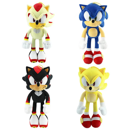 Peluche Sonic 30 cm – Douce et Câline, Cadeau Idéal pour Enfants et Fans
