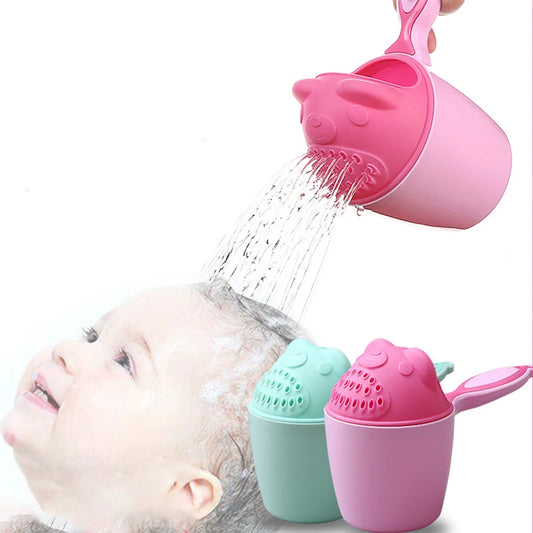 Bonnet de Bain Bébé avec Tasse Shampoing - Protection Yeux Oreilles Enfant