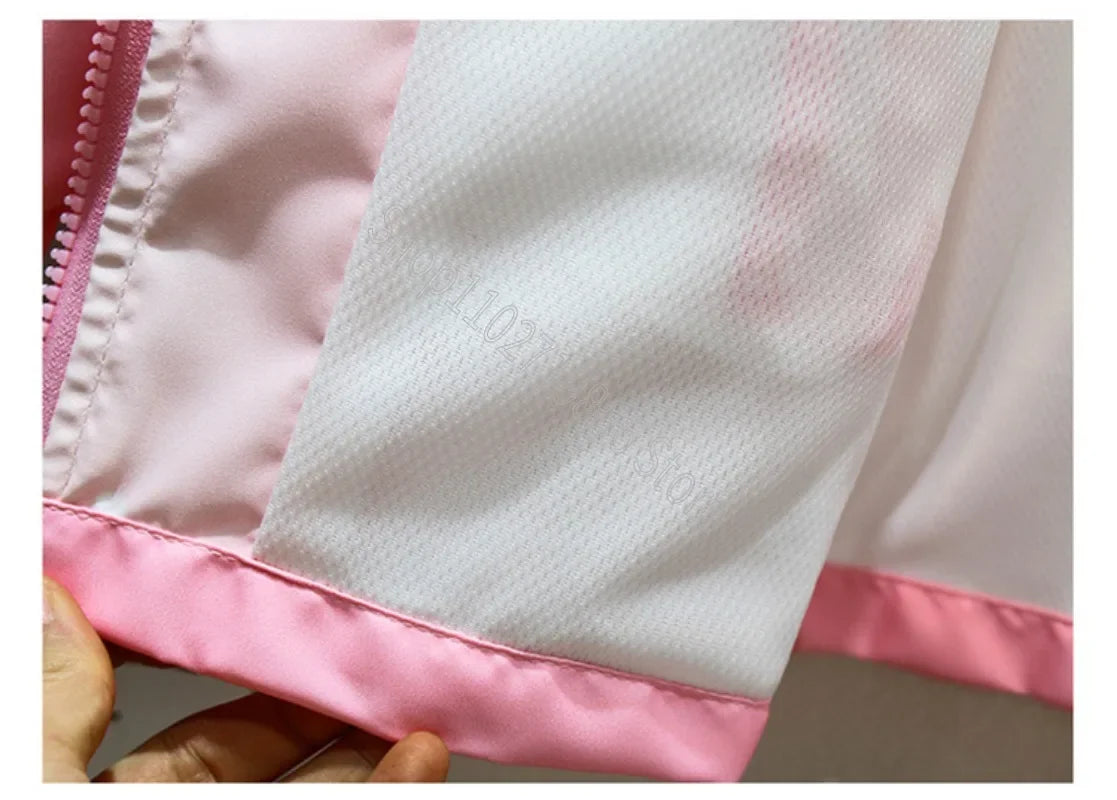 Veste Enfant Stitch Disney Fille - Manteau Léger Printemps Automne 4-12 ans