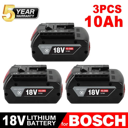 Bosch 18V professionnel GBA GBH GSR GSB BAT618 BAT609 BAT620 outil de batterie d'origine 18V 10.0Ah pour remplacer la batterie.
