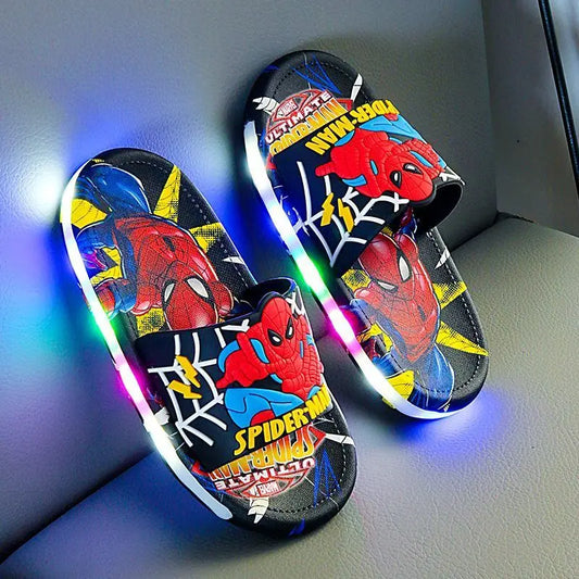 Sandales pour Garçons Spiderman – Respirantes, Confortables et Faciles à Enfiler