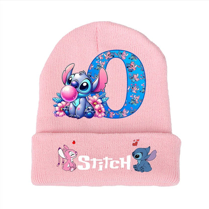 Bonnet Stitch Disney Enfant - Chapeau Tricoté Laine Hiver Kawaii