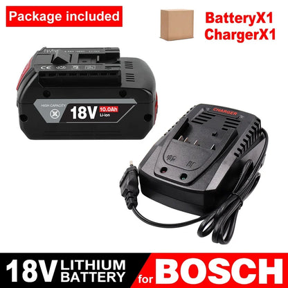 Bosch 18V professionnel GBA GBH GSR GSB BAT618 BAT609 BAT620 outil de batterie d'origine 18V 10.0Ah pour remplacer la batterie.
