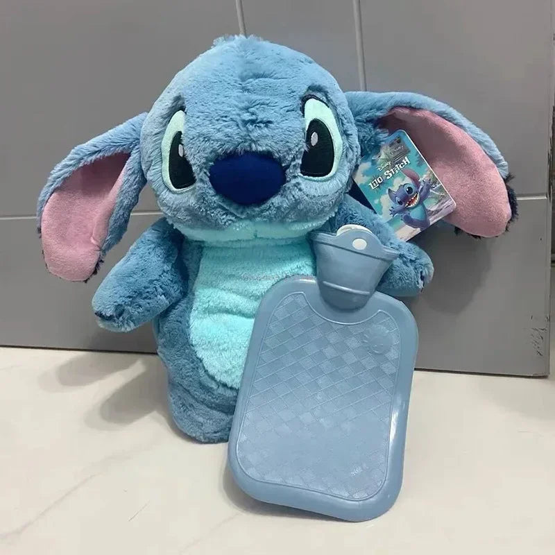 Bouillotte Peluche Stitch Disney 30cm - Chauffe-Mains Doux Hiver Cadeau