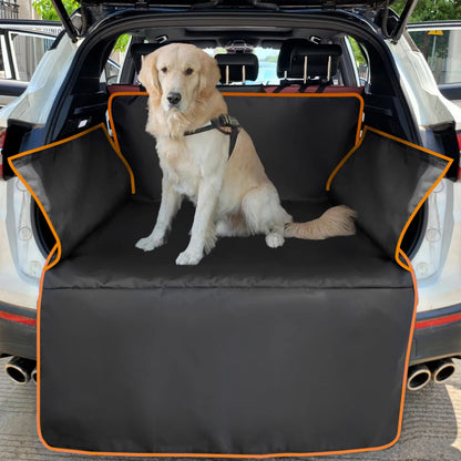 Housse de Siège de Voiture Imperméable pour Chien – Tissu Oxford 600D, Protection Coffre & Banquette, Accessoire Voyage Animaux