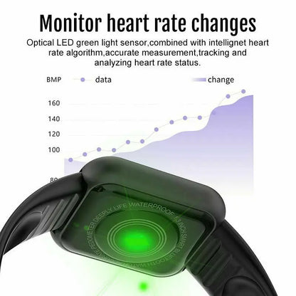 Montre Connectée OPUYYM – Écran Tactile 1.44" | Suivi Santé & Notifications