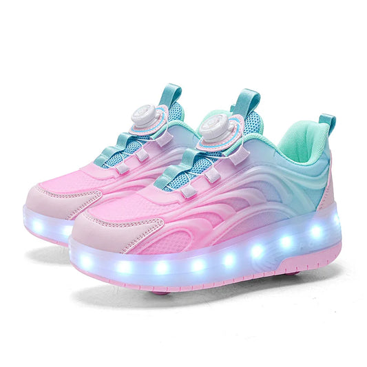Chaussures LED pour Enfants – Respirantes, Unisexes et Confortables pour 7-14 Ans