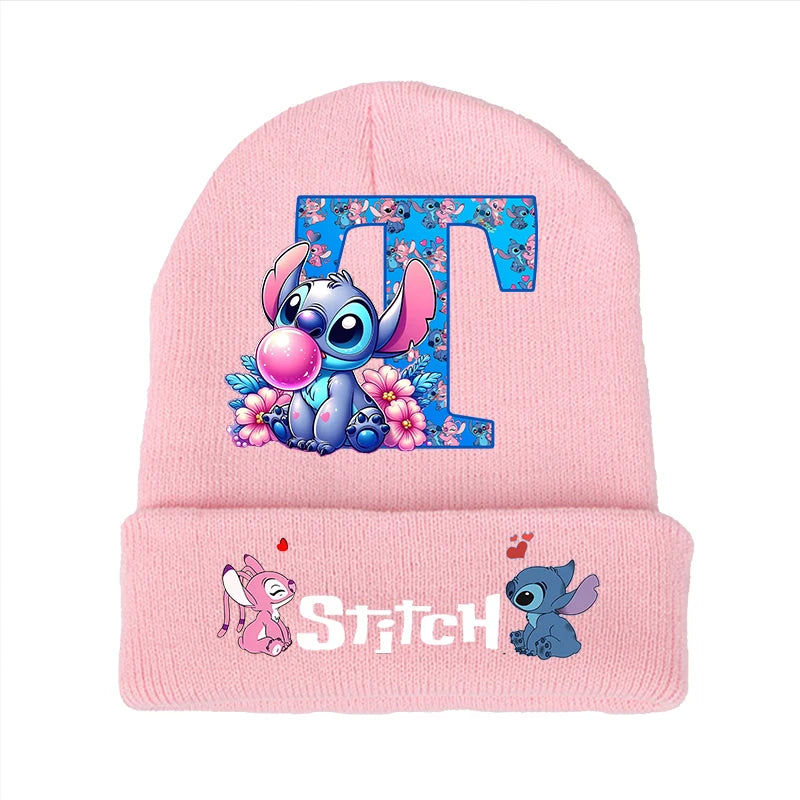Bonnet Stitch Disney Enfant - Chapeau Tricoté Laine Hiver Kawaii