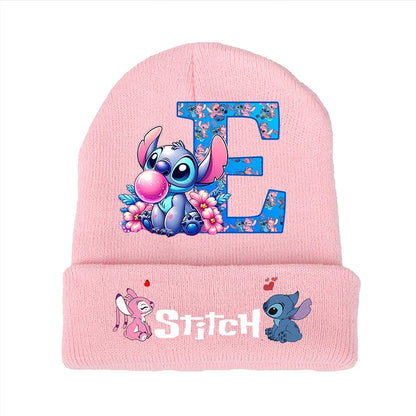 Bonnet Stitch Disney Enfant - Chapeau Tricoté Laine Hiver Kawaii
