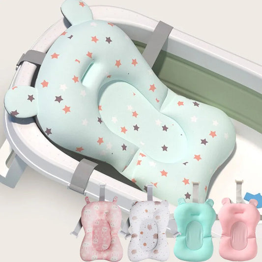 Coussin de Bain Bébé Confort Cartoon – Anti-Glisse pour 0 à 36 Mois