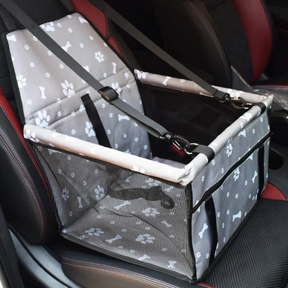 Siège Auto Douillet pour Chien – Voyagez en Sécurité et Confort avec Votre Petit Compagnon