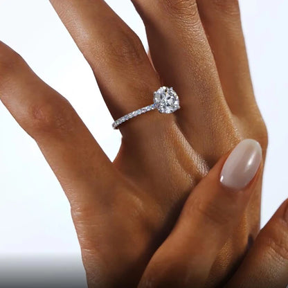 Bague de Promesse en Argent Sterling 925 – L’Éclat d’un Amour Éternel