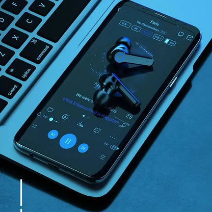 Écouteurs Bluetooth True Wireless ANC - Réduction Bruit Active LED Tactile Sport