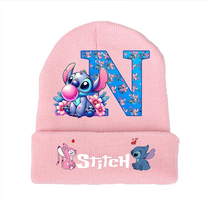 Bonnet Stitch Disney Enfant - Chapeau Tricoté Laine Hiver Kawaii