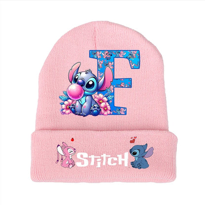 Bonnet Stitch Disney Enfant - Chapeau Tricoté Laine Hiver Kawaii