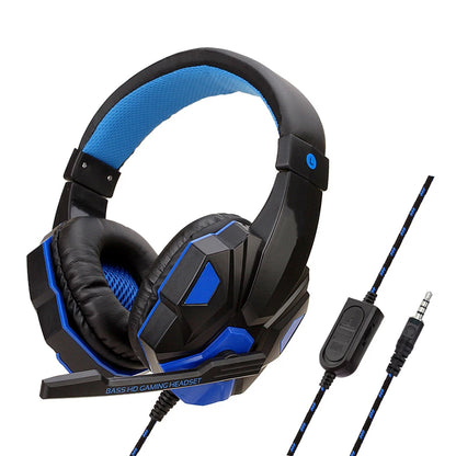 Casque Gaming Filaire 3.5mm avec Micro Ajustable - Basse Stéréo PC PS4 PS5 Xbox