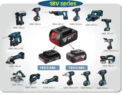 Bosch 18V professionnel GBA GBH GSR GSB BAT618 BAT609 BAT620 outil de batterie d'origine 18V 10.0Ah pour remplacer la batterie.