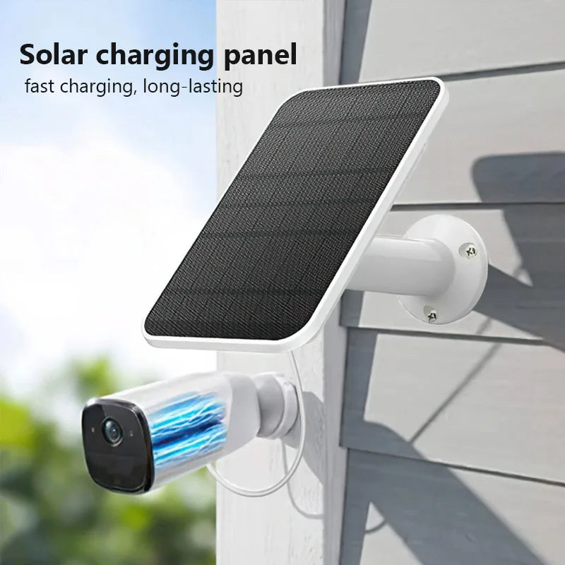 Panneau Solaire XMSJ 10W 5V – Type-C, Idéal pour Caméras et Éclairage Domestique