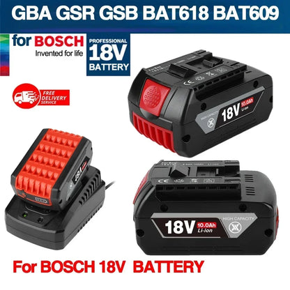 Bosch 18V professionnel GBA GBH GSR GSB BAT618 BAT609 BAT620 outil de batterie d'origine 18V 10.0Ah pour remplacer la batterie.
