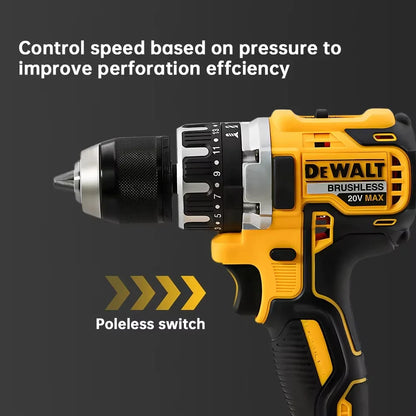 Perceuse Sans Fil DEWALT 20V Brushless – Puissance & Précision pour Bricolage et Pro