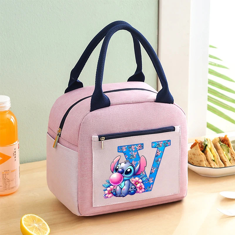 Sac Isotherme Stitch Disney Lunch Box - Sac Repas Enfant Étanche 20x23x14cm
