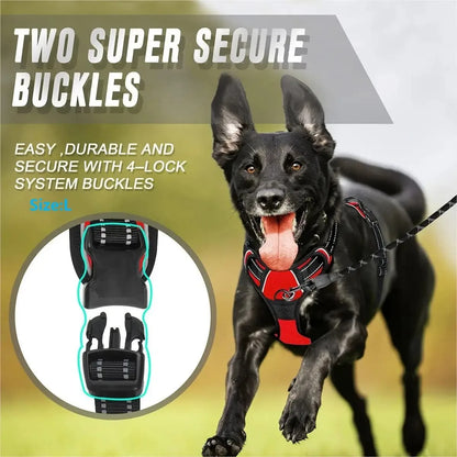 Harnais Gilet pour Chien Confortable, Solide et Ajustable pour Toutes les Tailles