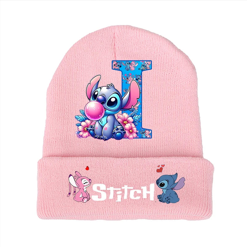 Bonnet Stitch Disney Enfant - Chapeau Tricoté Laine Hiver Kawaii