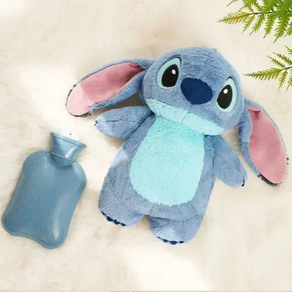 Bouillotte Peluche Stitch Disney 30cm - Chauffe-Mains Doux Hiver Cadeau