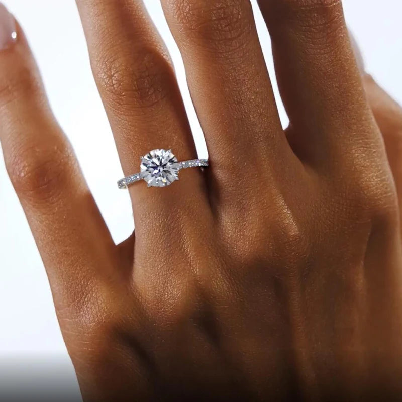 Bague de Promesse en Argent Sterling 925 – L’Éclat d’un Amour Éternel