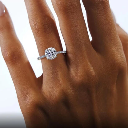 Bague de Promesse en Argent Sterling 925 – L’Éclat d’un Amour Éternel