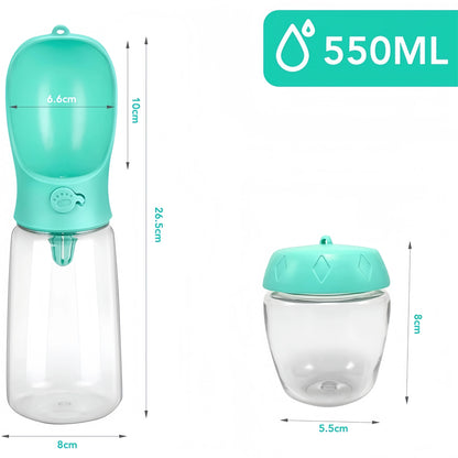 Bouteille d’eau portable pour chiens – Hydratation facile en promenade